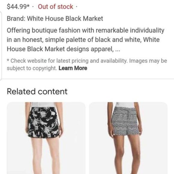 White House Black Market Women's 4-Inch Soft Floral Print Short - Picture 3 of 8